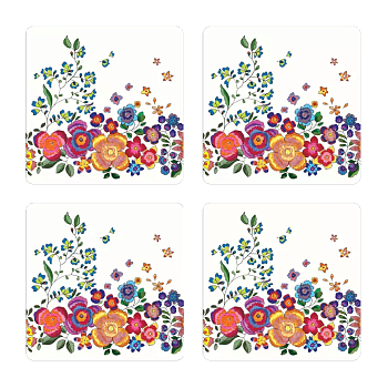 Набор из 4 подставок под бокалы