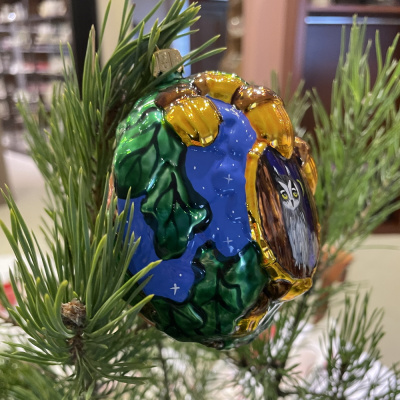 Ёлочная игрушка Белка с Совой