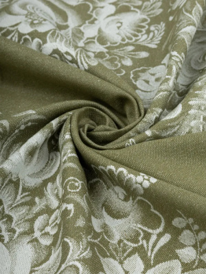 Скатерть жаккардовая "Цветы" D178